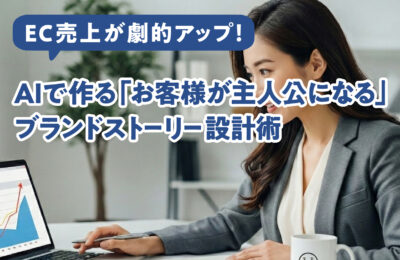 店頭では、空気や香り、スタッフの言葉が価値を作ります。しかしECでは、それらがすべて消えてしまいます。 だからこそ必要なのが、“言葉で空気を届ける”ブランドストーリーです。AIを相棒に、売上を変えるストーリー設計術を見ていきましょう。