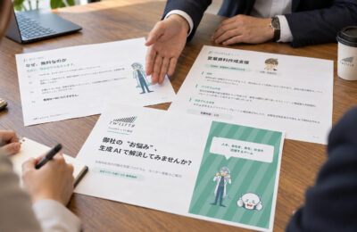 デザイナーに頼まず、営業資料17ページをAIで作成